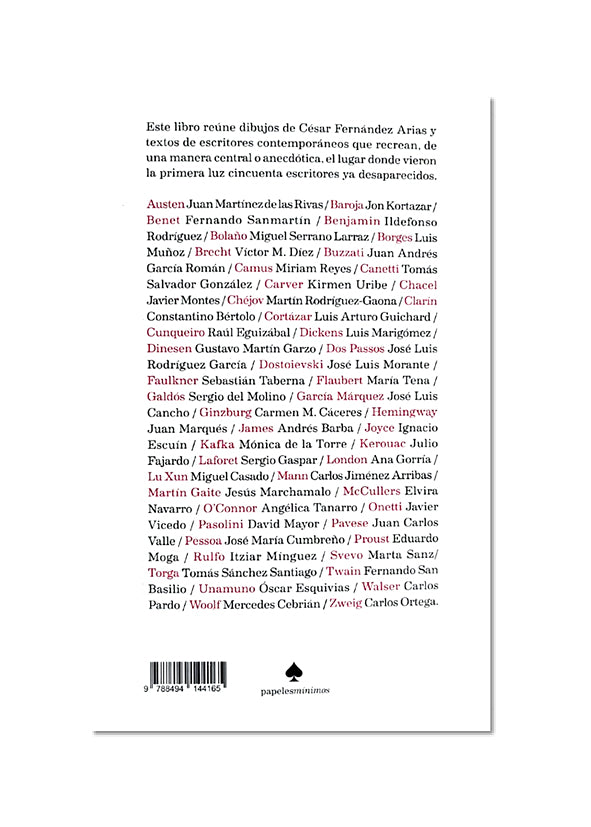50 ESCRITORES / VV. AA. [Dibujos de César Fernández Arias]