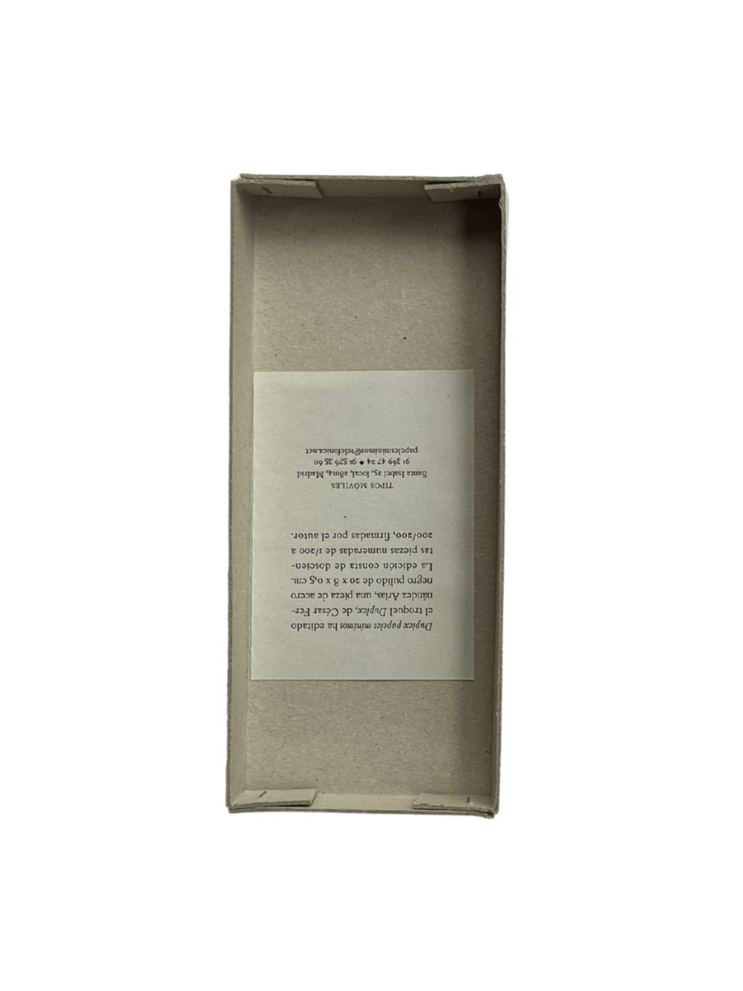 DUPLEX / César Fernández Arias