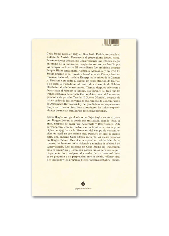 ¿SUEÑO QUE VIVO? / Ceija Stojka