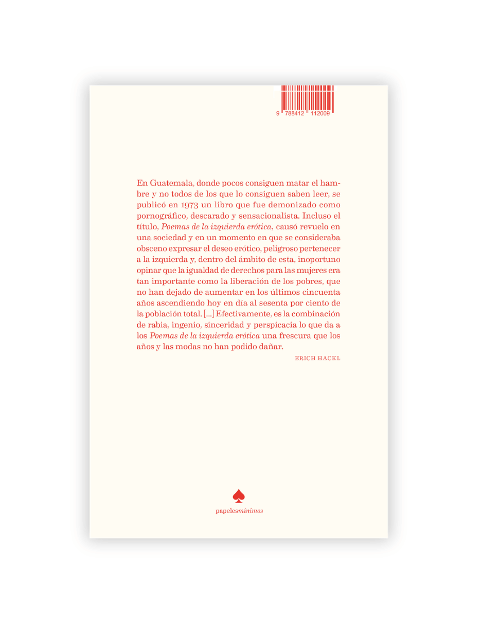 POEMAS DE LA IZQUIERDA ERÓTICA / Ana María Rodas