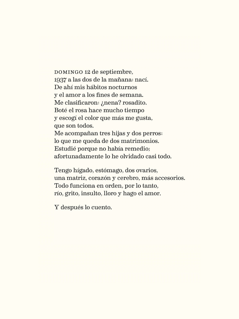 POEMAS DE LA IZQUIERDA ERÓTICA / Ana María Rodas