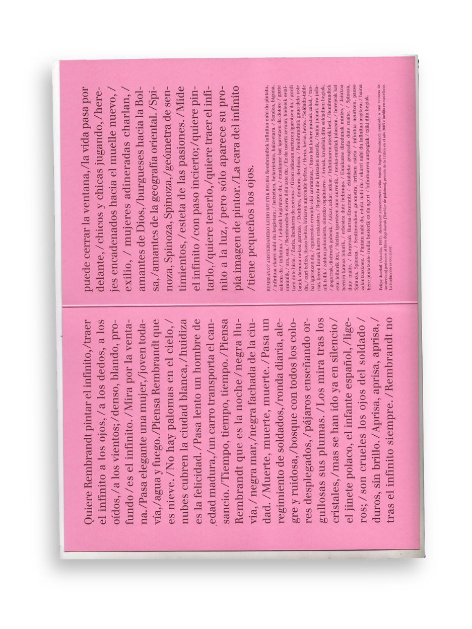 REMBRANDT (ASOMADO A UNA VENTANA DE AMSTERDAM) / Felipe Juaristi